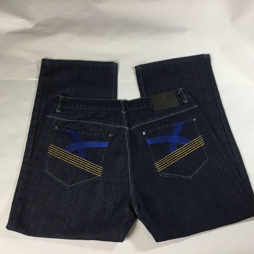 U. T. Sports Collection mens jeans Size‎ 38x29 Denim dark Wash StreetWear Pants